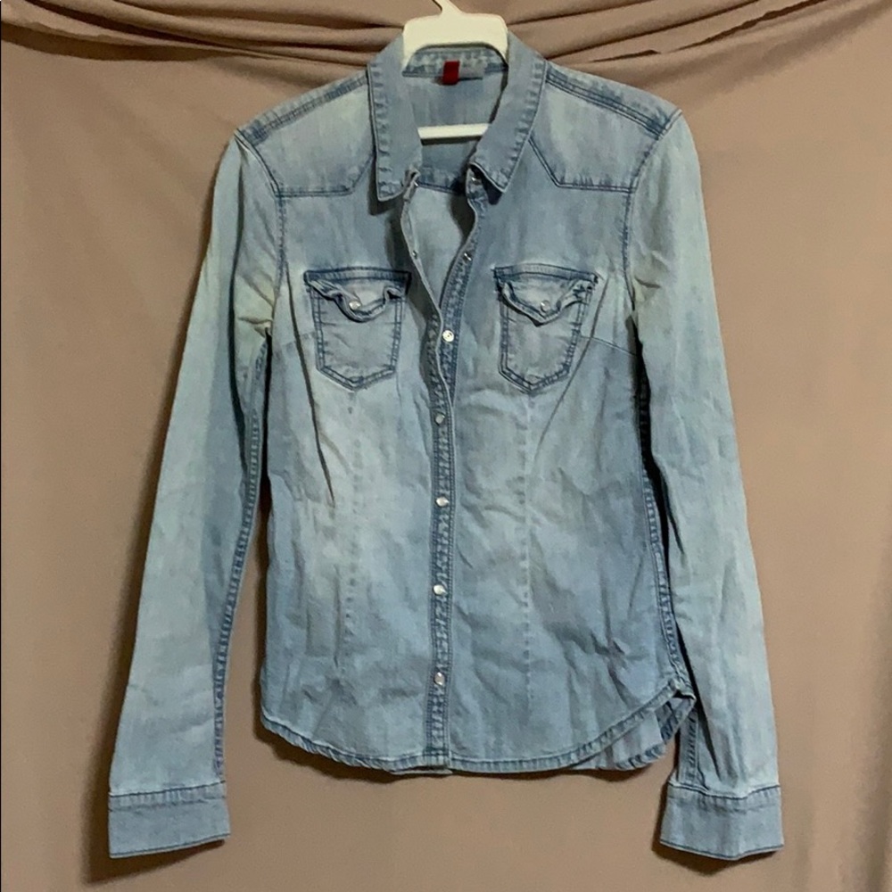Demin Button Up